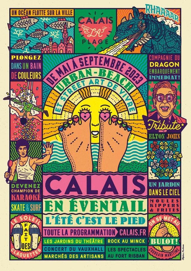Le Familial Apartment Calais Luaran gambar